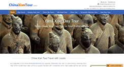 Desktop Screenshot of chinaxiantour.com