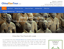 Tablet Screenshot of chinaxiantour.com